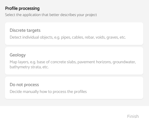 Options for automatic processing