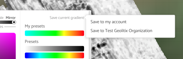 Save colour scales