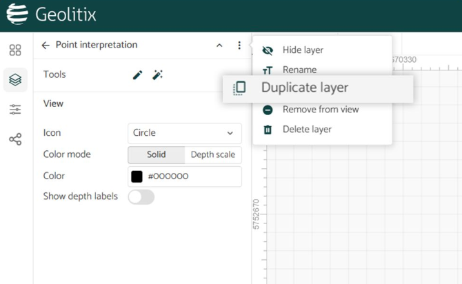 Layer duplicate