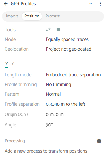 Positioning within GPR Layer